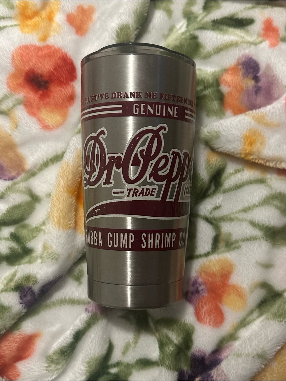 Dr Pepper X Bubba Gump Stainless Steel Tumbler